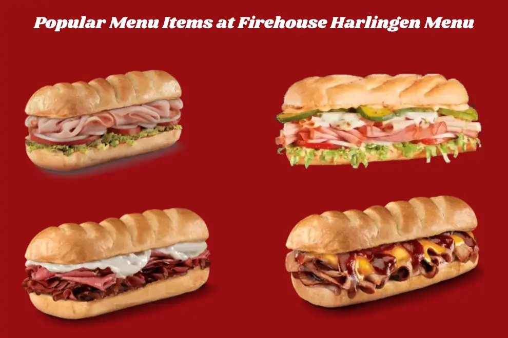 Popular Menu Items at Firehouse Harlingen Menu
