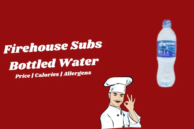 Firehouse Subs Bottled Water