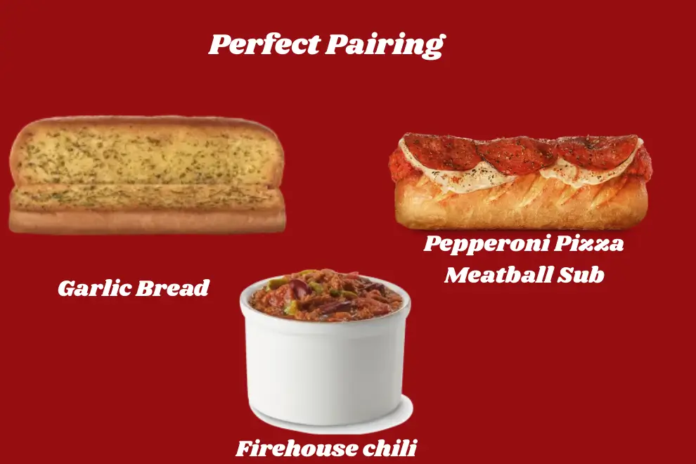 Perfect paring with garlic bread