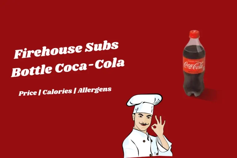 Firehouse Subs Bottle Coca-Cola