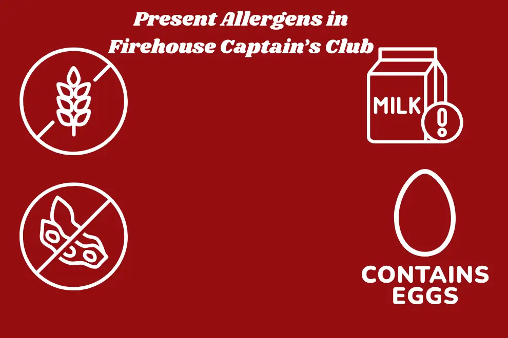 Present Allergens in Firehouse Captain’s Club