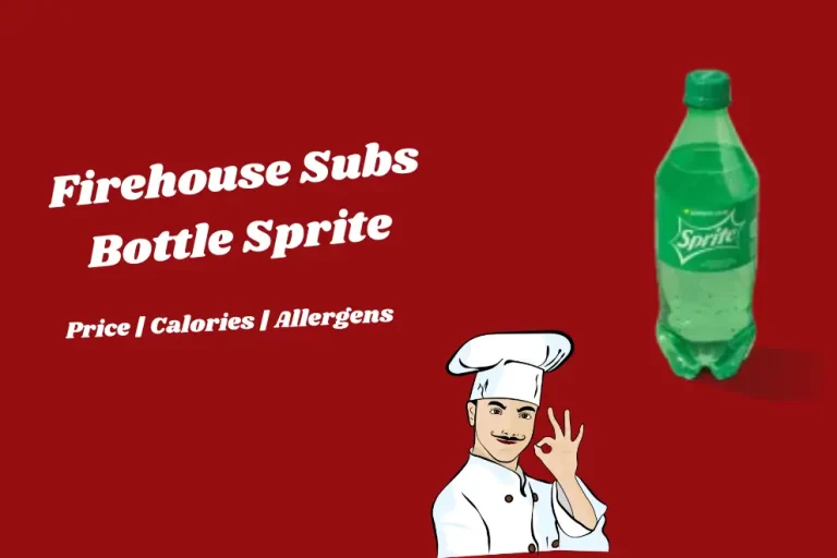 Firehouse Subs Bottle Sprite