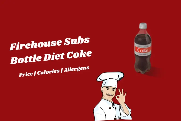 Firehouse Subs Bottle Diet Coke