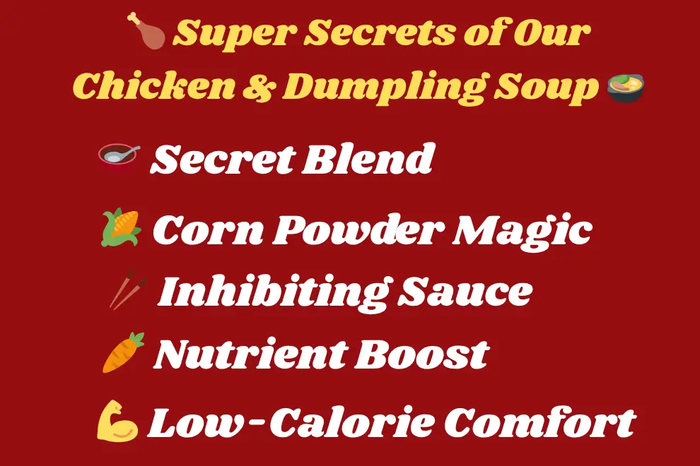 Secrets of Our Chicken & Dumpling Soup