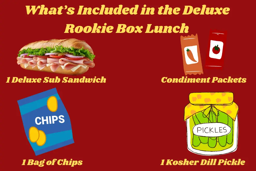 What’s Included in the Deluxe Rookie Box Lunch
